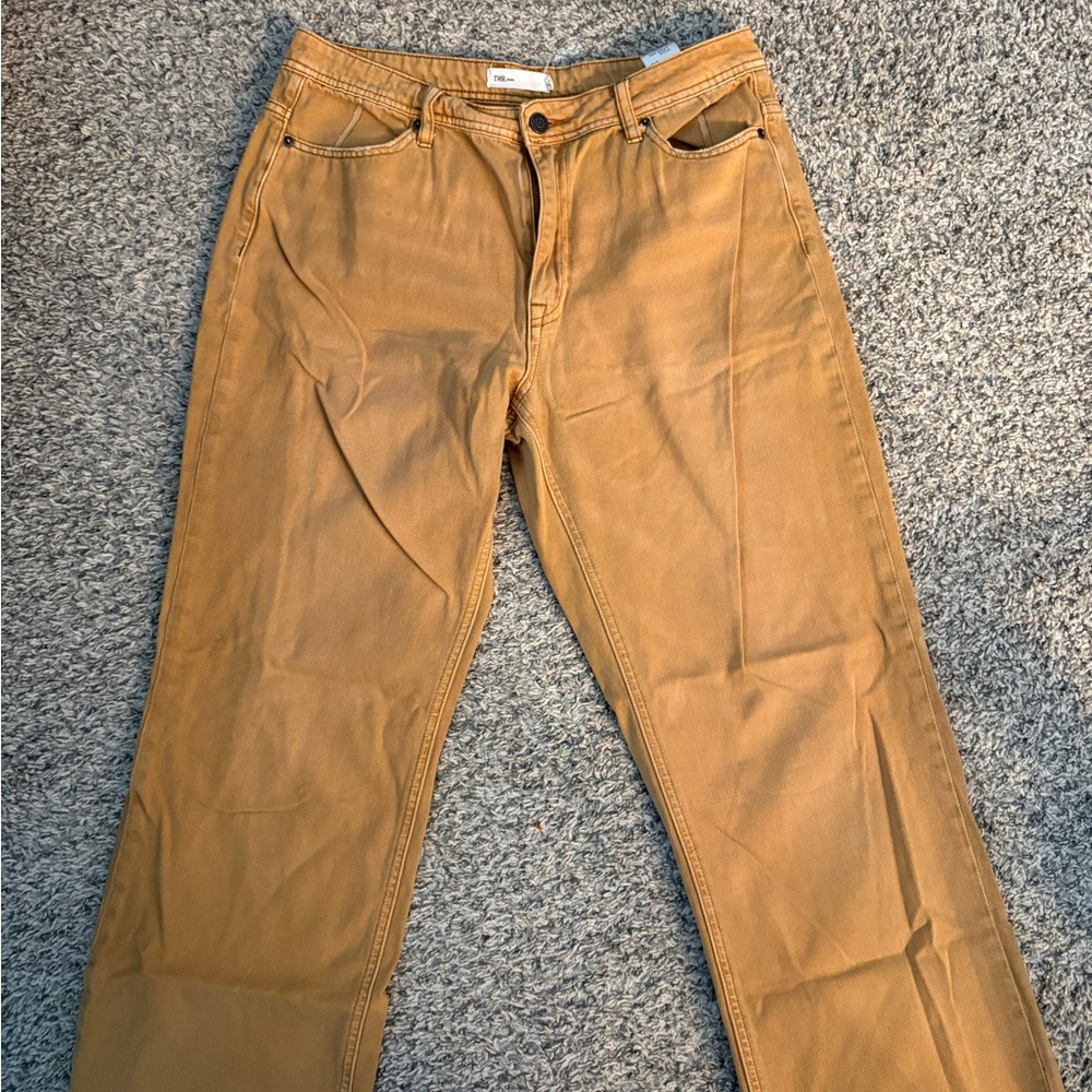 Roolee Tan Ankle & Cropped Jeans